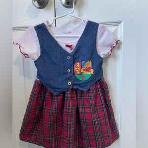 Vintage Girls Pooh Dress